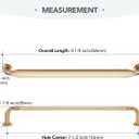 HOME EDIT 20 Pack 7-1/2 Inch Champagne Bronze Cabinet Handles Solid Zinc Alloy Pulls for Kitchen, Bathroom, Dresser & Closet Cabinets Hardware
