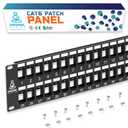 MONK CABLES | CAT6 Patch Panel | Puchdown | 48 Port (Blank)