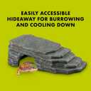 Zilla Herp Hotel, Naturalistic Hide and Basking-Platform for Leopard Geckos, Bearded Dragons, Anoles, Large