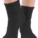 Buster Brown 100% Cotton Socks - Pack of 6 Pairs (Black)