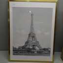 upsimples 18x24 Picture Frame Set of 5, Display Pictures 16x20 with Mat or 18 x 24 Without, Wall Gallery Poster Frames, Gold