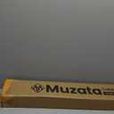 Muzata Cable Railing Post 36 Inch 36"x2"x2" Level Drilled Surface Mount White T304 Stainless Steel Cable Railing System Kit Indoor Outdoor with Paper User Guide PS02 WH4S