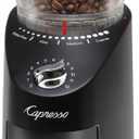 Capresso Infinity Plus Conical Burr Grinder, Black