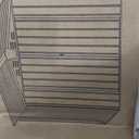 Ritsu Outdoor Storage Shed, Outdoor Garden Shed for Bike, Trash Can, Machine, Galvanized Steel, Outdoor Shed with Lockable Door for Backyard, Patio, Lawn (6.5x4.2ft, Black)