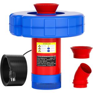 15000 GPH Pond Fountain Aerator - Fully Automatic 110V, 750W (1HP) Floating Fountain and Pond Aerator for Large and Small Outdoor Ponds and Lakes - Pond Fountain with 100 Feet Power Cord.