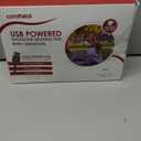 USB Heated Shoulder Wrap with Vibration Massage for Rotator Cuff Pain Upper Arm Muscle Relief Shoulder Heating Pad Massager Adjustable Temperature Men Women for Travel (Not Chargeable), Material Type: Vibration Massage & Heating