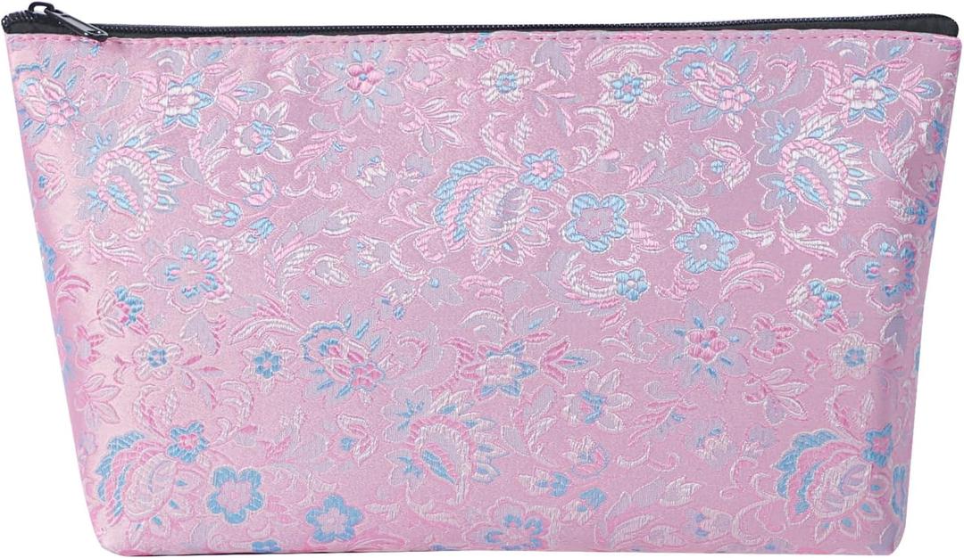 TIASUSAN American Mahjong Game Empty Bag - Pink Mahjong Tiles Bag (13x7 Inches,Only Case)