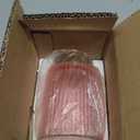 Vintage Makeup Brush Holder Organizer,Dresser Glass Brushes Holder,Vanity Cosmetic Brush Holder,Desktop Crystal Eyeliners Eyebrow Pencil Storage Cup Holder for Countertop (Large Pink)