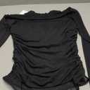 Nebility Women Long Sleeve Bodysuit Turtleneck - Mesh Shapewear Body Suit Tops Thong Going Out Tops Fall Outfits (Small, Black)