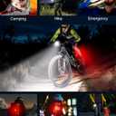 Zewdov 1000 Lumens Super Bright Bike Lights for Night Riding, Adjustable Modes Bicycle Lights Front and Rear, Rechargeable & IP65 Waterproof Bike Headlight and Taillight Set for Cycling Electronics