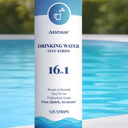 16 in 1 Drinking Water Testing Kit 125 Strips,Well Water Testing Kit & Water Test Strip for House Water for Hardness，Chlorine,Copper,Iron,Lead,pH and More