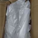 Plasticplace - W33LDC1 33 Gallon Trash Bags  1.2 Mil  Clear Heavy Duty Garbage Can Liners  33" x 39" (100 Count)