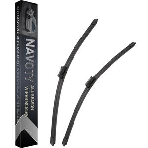 2 Factory Wiper Blades Replacement for Volkswagen Passat 2005-2011/CC 2008-2012 /Jetta 2005-2010 Original Equipment Windshield Wiper Blades Set - 24"+19" (Set of 2)