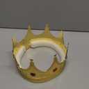 Adorox Gold Royal King Plastic Crown Prince Costume Accessory (24k)