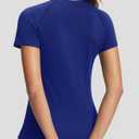 Stelle Women Seamless Workout Shirts Short Sleeve Athletic Top Yoga Gym Running T-Shirts