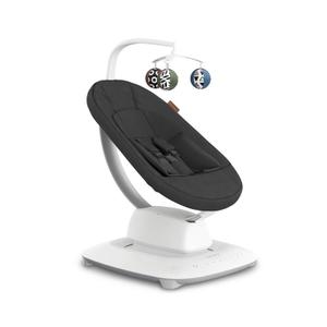UPPAbaby Mamaroo Smart Swing Customizable Soothing Modes with MotionSync Technology Infant Recline + Bluetooth Enabled Included Newborn Insert Jake (Charcoal Mlange)