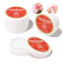 Nail Polish Remover Pads, 140 Pcs Travel Fingernail Polishes Wipes in 4 Boxes, Non-Acetone | 3-5s Quick Removal | VE Moisturing, Lint-free Handy Wipes to Clean Polish, Watermelon Scent