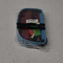 Premium Kids Bike Basket with Lid and Reinforced Hook-and-Loop Straps  Easy to Clean  Handlebar Bag with Shoulder Strap  Basket for Bike or Scooter (Blue)