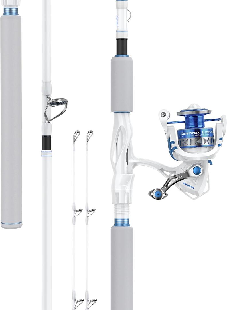 KastKing Centron Lite Travel Spinning Fishing Rod and Reel 7'6" MH 4000 Reel Spinning