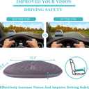 Big Ant Car Seat Cushion, Comfort Memory Foam Driver Seat Cushion Improve Driving View, Sciatica and Lower Back Pain Relief, Seat Cushions for Car Seat Driver, Home Office Chair, Wheelchair - Gray