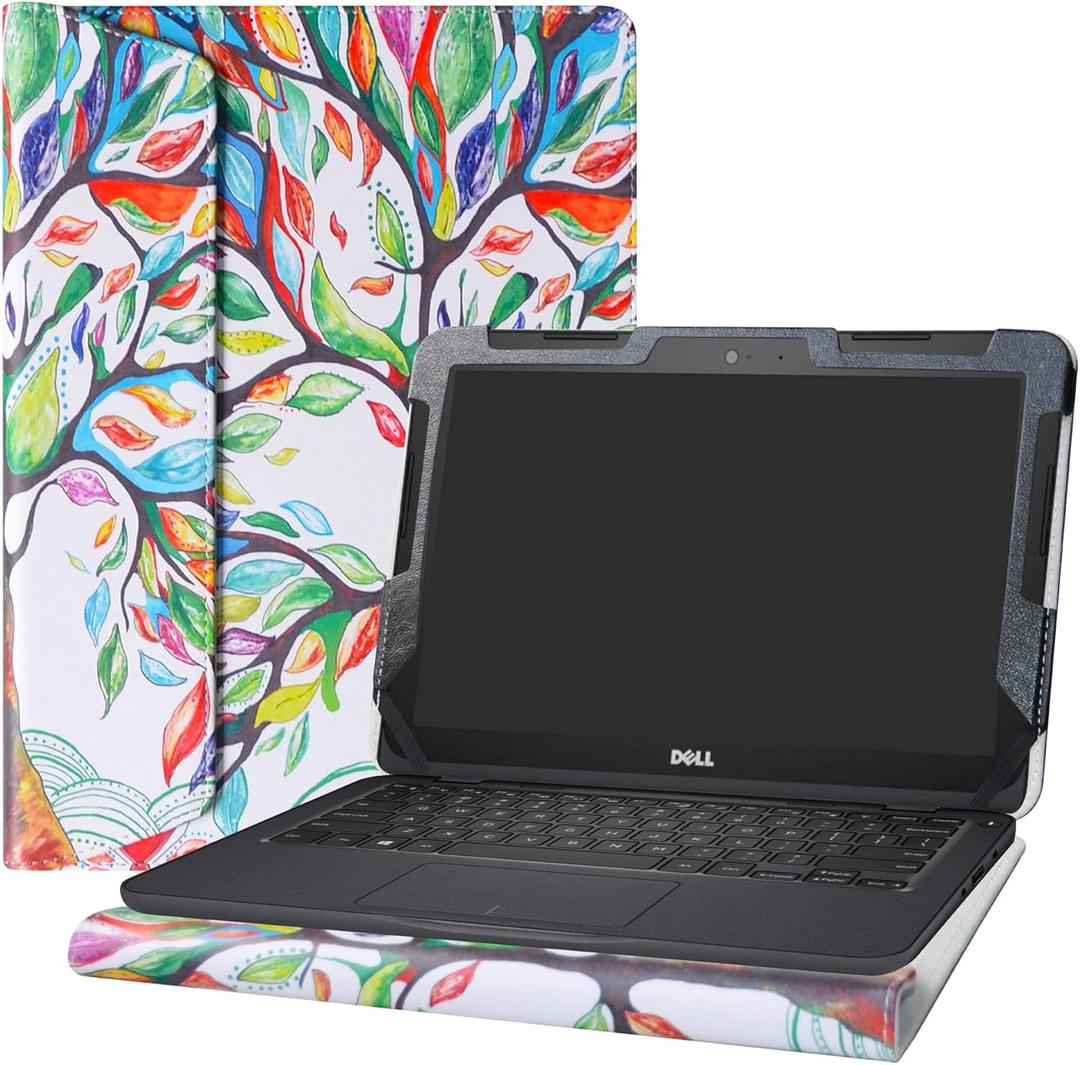 Alapmk Protective Case for 11.6" Dell Inspiron Chromebook 11 2-in-1 3181/Chromebook 11 3181/Chromebook 3100 Education 2-in-1 &Dell Latitude 11 2-in-1 3190 Education/3190 Education Laptop, Love Tree