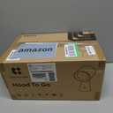 CIARRA Portable Range Hood, Desktop Range Hood with 2 Speed Exhaust Fan, Detachable Aluminum Filter, Large Oil Collection Cup, Portable Kitchen Exhaust Fan for Indoor BBQ, Hot Pot (Ivory)