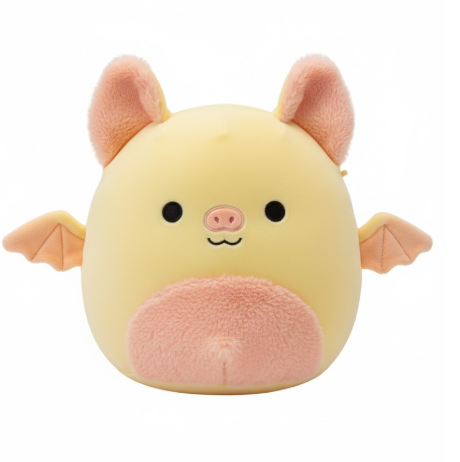 Squishmallows Original 16-Inch Meghan Cream Fruit Bat with Fuzzy Peach Belly - Official Jazwares Large Plush