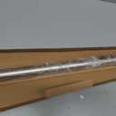 Ivilon Drapery Window Curtain Rod - End Cap Style Design 1 Inch Pole. 48 to 86 Inch Color Satin Nickel