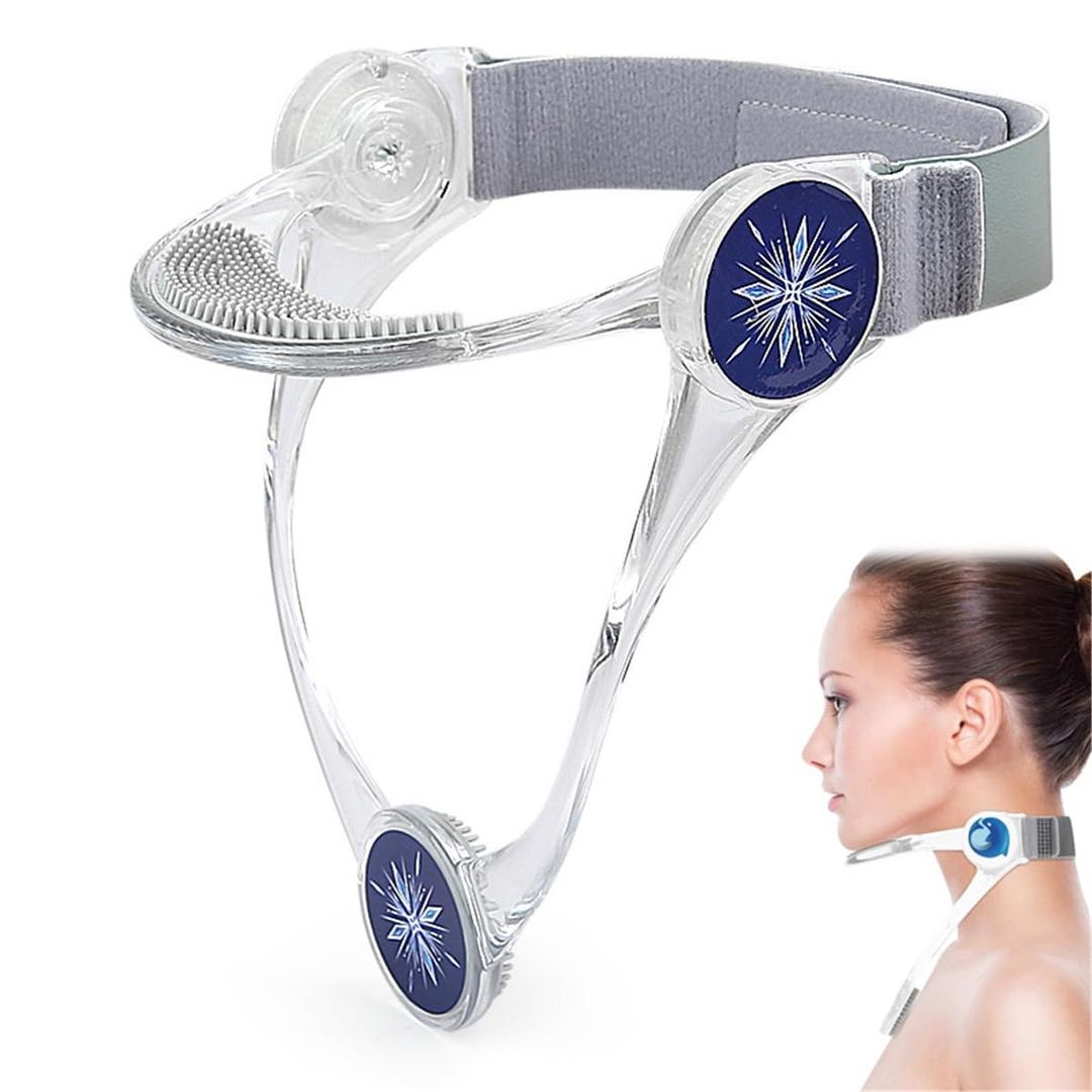 Neck Brace, Neck Collar wtih 360 Adjustable Soft Chin Support, Cervical Collar for Forward Head Posture Correction and Cervical Spine Support, Neck Brace for Neck Pain and Support (Transparent)