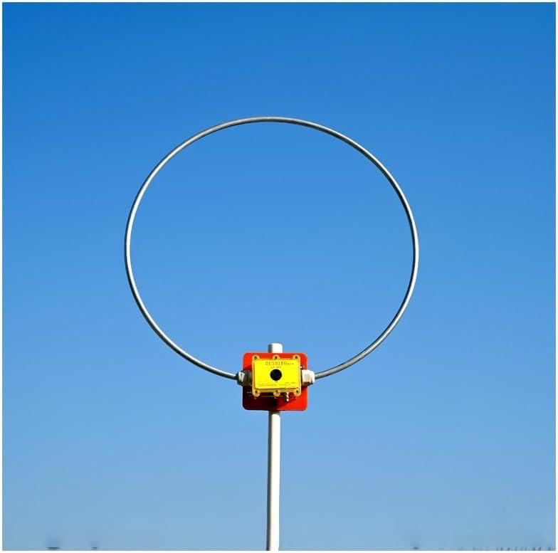 LF-901 Portable Shortwave Radio Antenna, Active Loop Antenna 10KHz-30MHz All Band Radio Antenna, MW: 520-1710KHz SW: 2.3-30MHz 20W Telescope Receiving Antenna with 3000mAh Battery