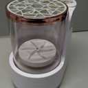 3 IN 1 Electric Makeup Brush Cleaner Machine With Makeup Brush Dryer-Holder-Portable Automatic USB Cosmetic Brushes Cleaner Tool for All Size Beauty Makeup Brush Set,Eyeshadow, Blush Brush (white)