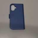 TUCCH Wallet Case for iPhone 16, Magnetic PU Leather Kickstand Flip Cover with 4 Card Slot Shockproof TPU Interior Shell, [RFID Blocking] Folio Case Compatible with iPhone 16 5G 2024, Light Blue