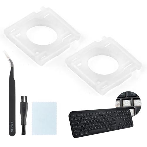 2PCS for Logitech MX Keys Keyboard Hinges Mechanical Keyboard Key Support Brackets Compatible with Logitech MX Keys Keycap Hinge Clips Replacement Accessories