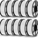 JAYO PETG Filament 1.75mm Bundle 11KG, Strong Toughness PETG 3D Printer Filament, Dimensional Accuracy +/- 0.02 mm, Fits for Most FDM 3D Printers (White)