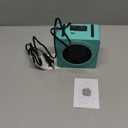 Gaiatop Mini Space Heater, Lightweight PTC Ceramic Fast Heating 500W Energy Efficient for Indoor Use, Overheating & 45 Tip-Over Protection, Portable Desk Electric Heaters for Office Home Green