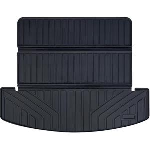 for Big Cargo Liners 2024 Hyundai Santa fe, Big Trunk Mat Floor Liners-Black. (Large Cargo Liners)