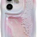 Flowing Liquid Quicksand Case for iPhone 16,Cute Kawaii Wave Frame Character Funny Rabbit Full Camera Protection Kids Girls Women TPU Case for iPhone 16 6.1 inch