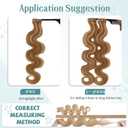 Tape in Hair Extensions Human Hair Balayage Blonde Curly Wavy Tape in Extensions Strawberry Blonde Highlighted 613 Blonde 16 Inch Seamless Invisible Skin Weft 30G for Wedding 20Pcs