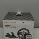 PXN Racing Wheel - Gaming Steering Wheel for PC, V3II 180 Degree Driving Wheel Volante PC Universal Usb Car Racing with Pedal for PS4, PC, PS3,Xbox Series X|S, Xbox One (black)