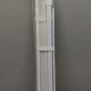 LazBlinds No Tools No Drill 1" Vinyl Mini Blinds, Cordless Blinds for Windows, Light Filtering Horizontal Window Blinds & Shades, 27" W x 72" H, White