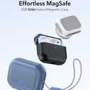 ESR for AirPods Pro 3 Case, Compatible with AirPods Pro Case 3rd Generation (2025), Compatible with MagSafe, Full Drop Protection Cover with Lanyard, Dark Blue
