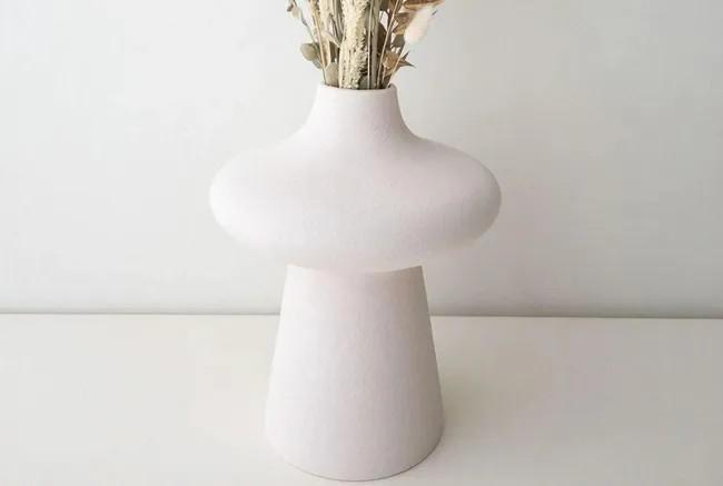 HD 7.8in Ceramic Vase White