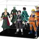 Acrylic Display Case Clear Action Figure Display Case with Mirrored Back, Dustproof Storage Display Box Alternative Glass Case for Collectibles Figures Models Doll Toys (15.7x12x12 inch, 40x30x30cm)