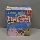 Walking Cat Set Interactive Talking Toy Kitten Repeat What You Say Robot Cat Toy for Girl Singing Dancing Touch Control with Leash Wagging Tail Nodding Plush Electric Ragdoll Kitty for Kid