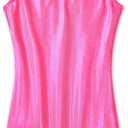 Nymphperi Girls Gymnastics Leotards Toddler Sleeveless Tank Biketards Tumbling Dance Unitards for Kids Class Training 3-4T