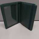 Stouchi Passport Holder with Airtag Slot, Airtag Passport Wallet for Men, Slim Leather Passport Holder Case Family for Travel Anti-Lost, Green