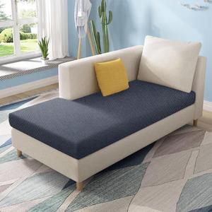 FUANGUI Waterproof Couch Cushion Covers, Magic Sofa Covers Washable Universal, Thick Stretch Sofa Slipcovers, Sofa Cover for Pets Dogs Friendly with Elastic Bottom(XL Chaise Cover, Dark Gray)