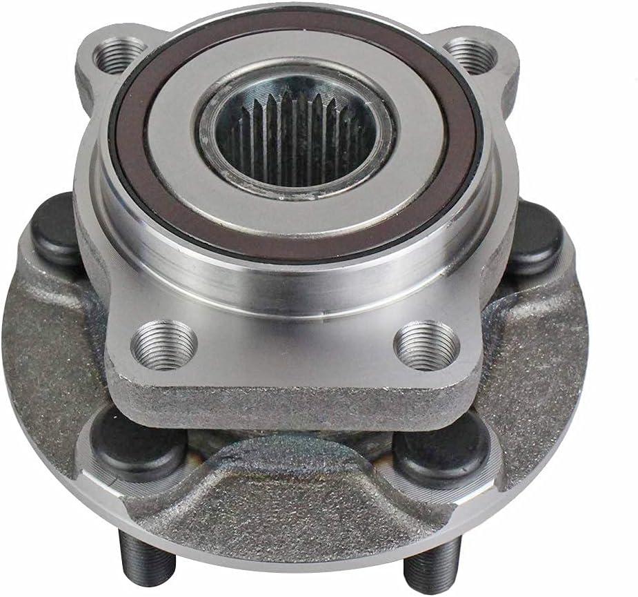 KUSATEC 513220 Front Wheel Bearing and Hub Assembly Compatible with Subaru Outback Legacy 2005 2006 2007 2008 2009 2010 2011 2012 2013 2014, 5 Lug Bolts w/ABS