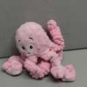 Dog Squeaky Toys Octopus - Tough Plush Large Medium & Small Dog Toys - Stuffed Animals Puppy Toys (Octopus Pink)