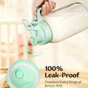 32oz Breast Milk Pitcher with Lid Leak-Proof & Airtight Glass Storage Container, Breastfeeding Essentials for Breastmilk, Wide Mouth Mason Jar Pitcher, Fast Formula Maker